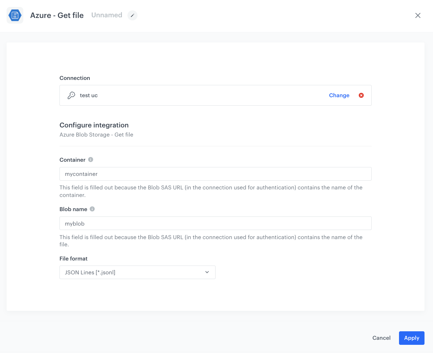 Import referral events from Azure Blob Storage to Synerise — Synerise ...