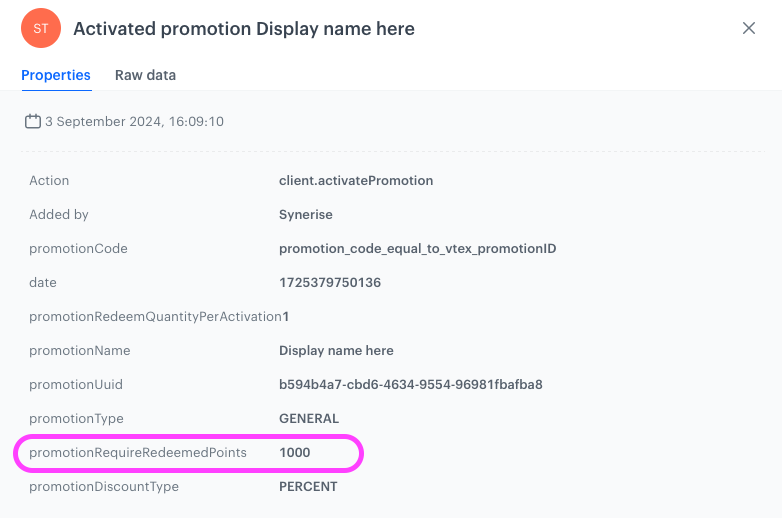 Earn and Burn - Exchange points for rewards — Synerise Documentation