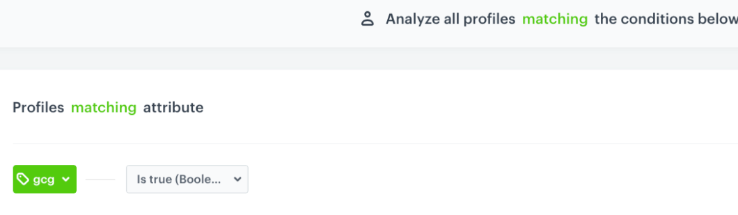Example segmentation based on the example attribute