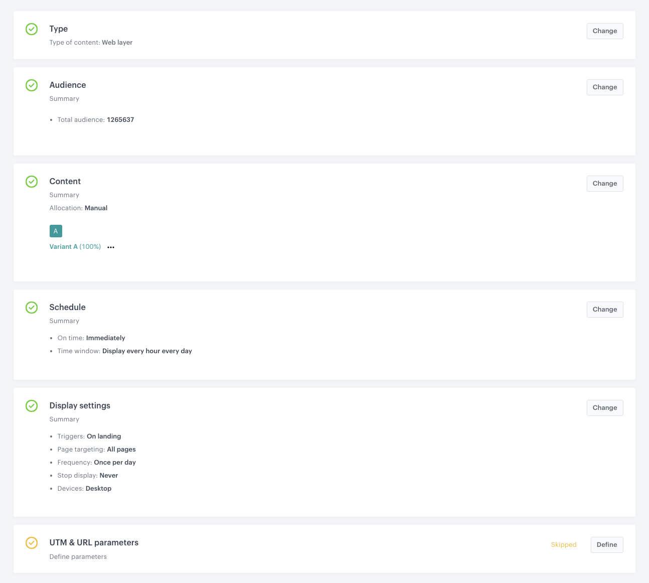 Dynamic content configuration