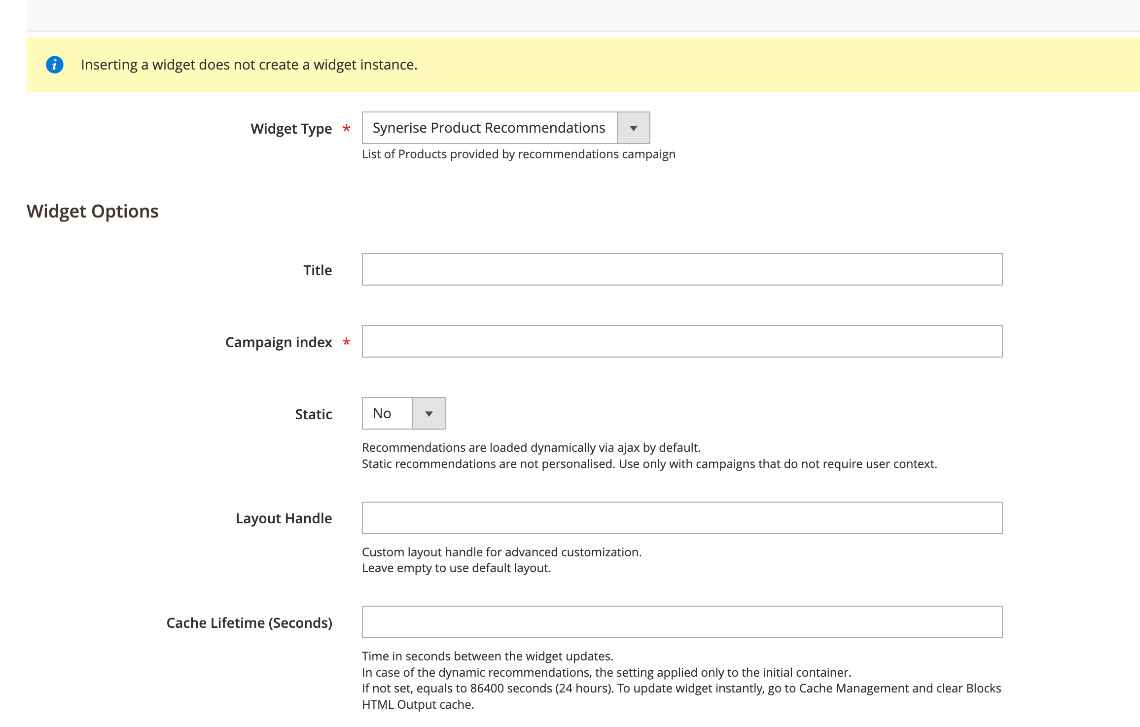 Editing the HTML code widget