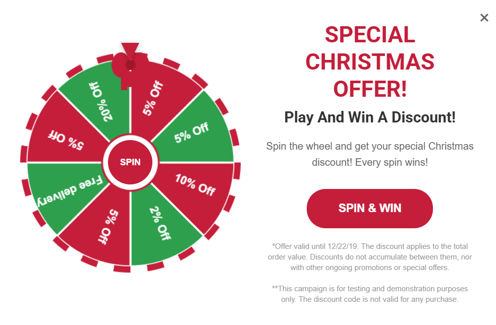 Spin the wheel