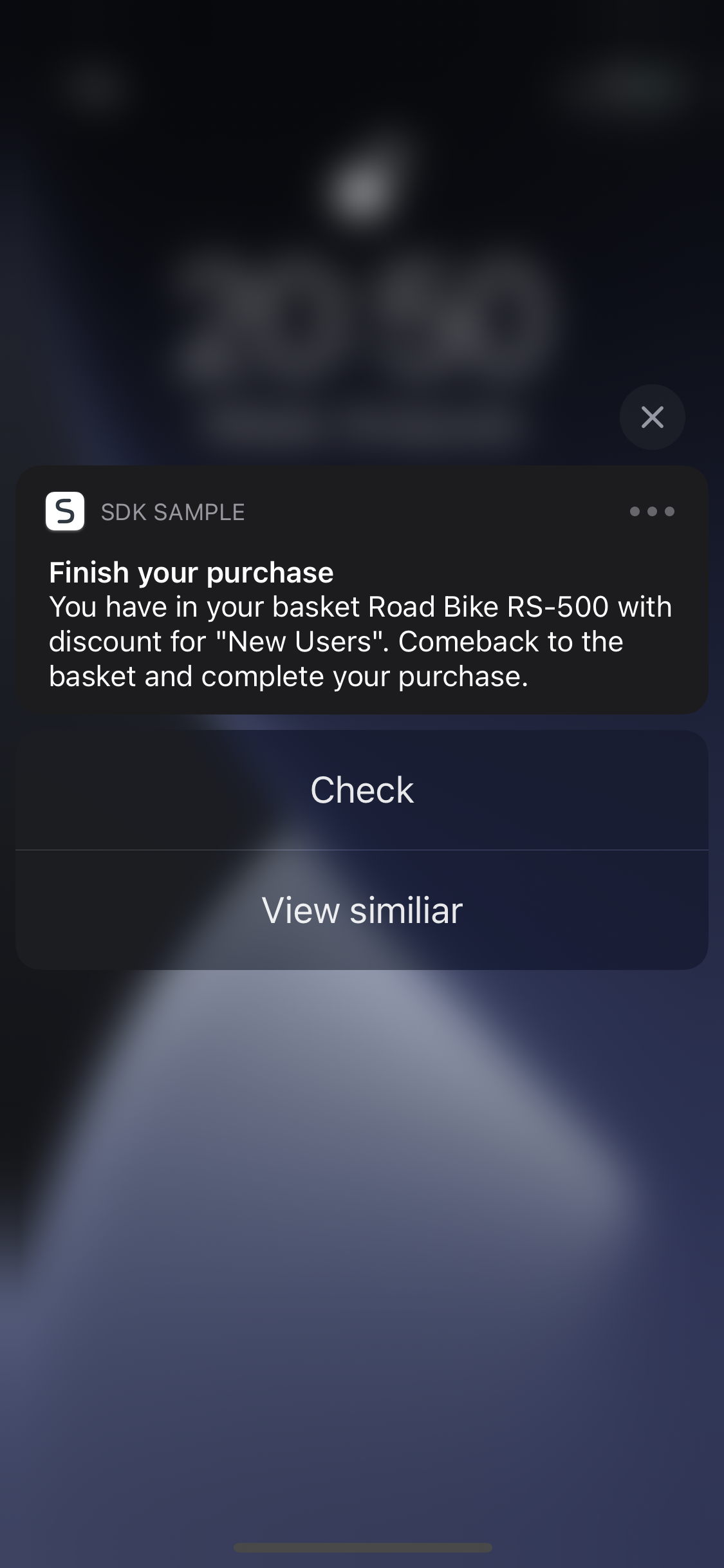 Simple Push campaign