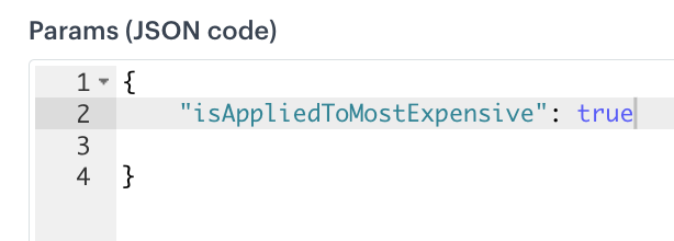 Applies to the most expensive code snippet in Synerise