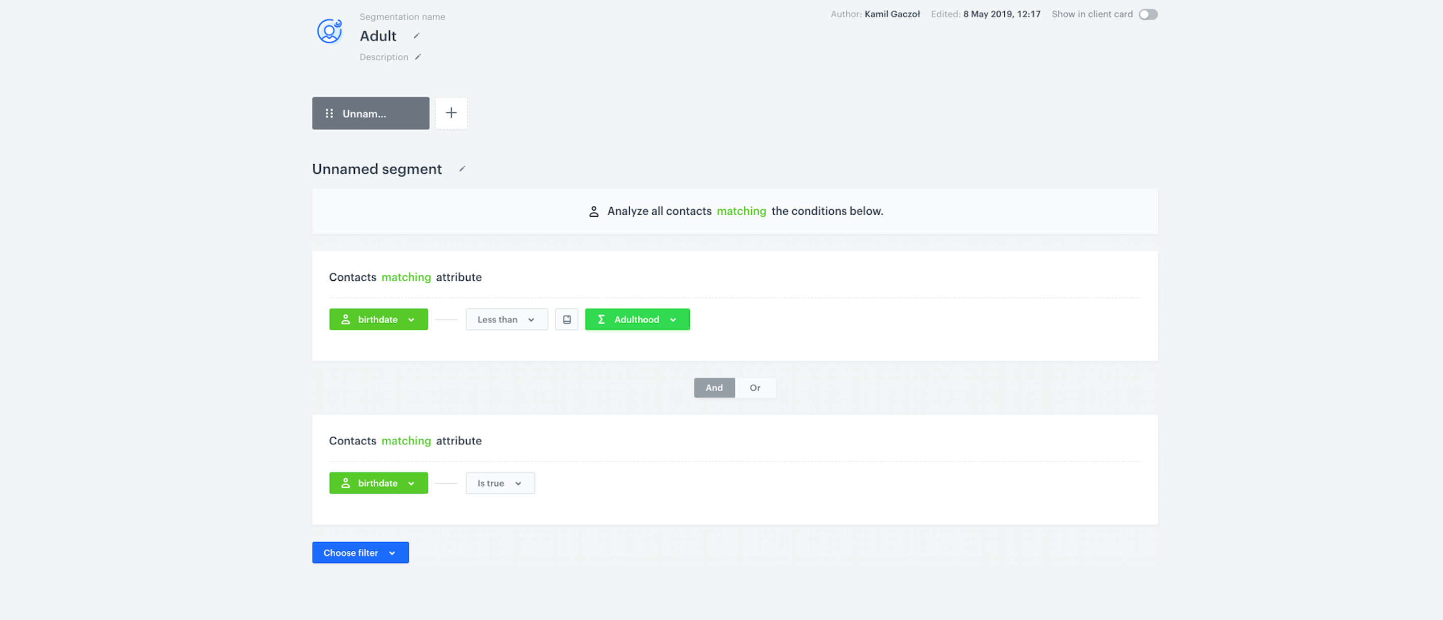 Image presents the construction of the Add years formula