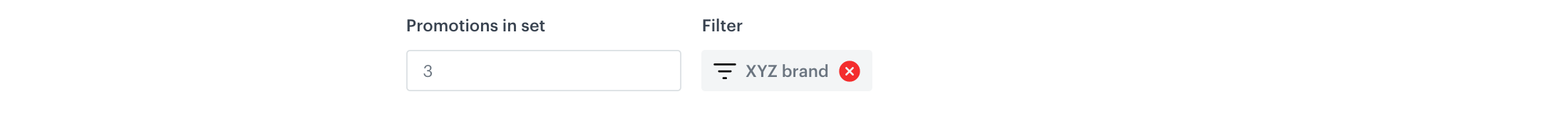 Personalized promotion for items of specific brand