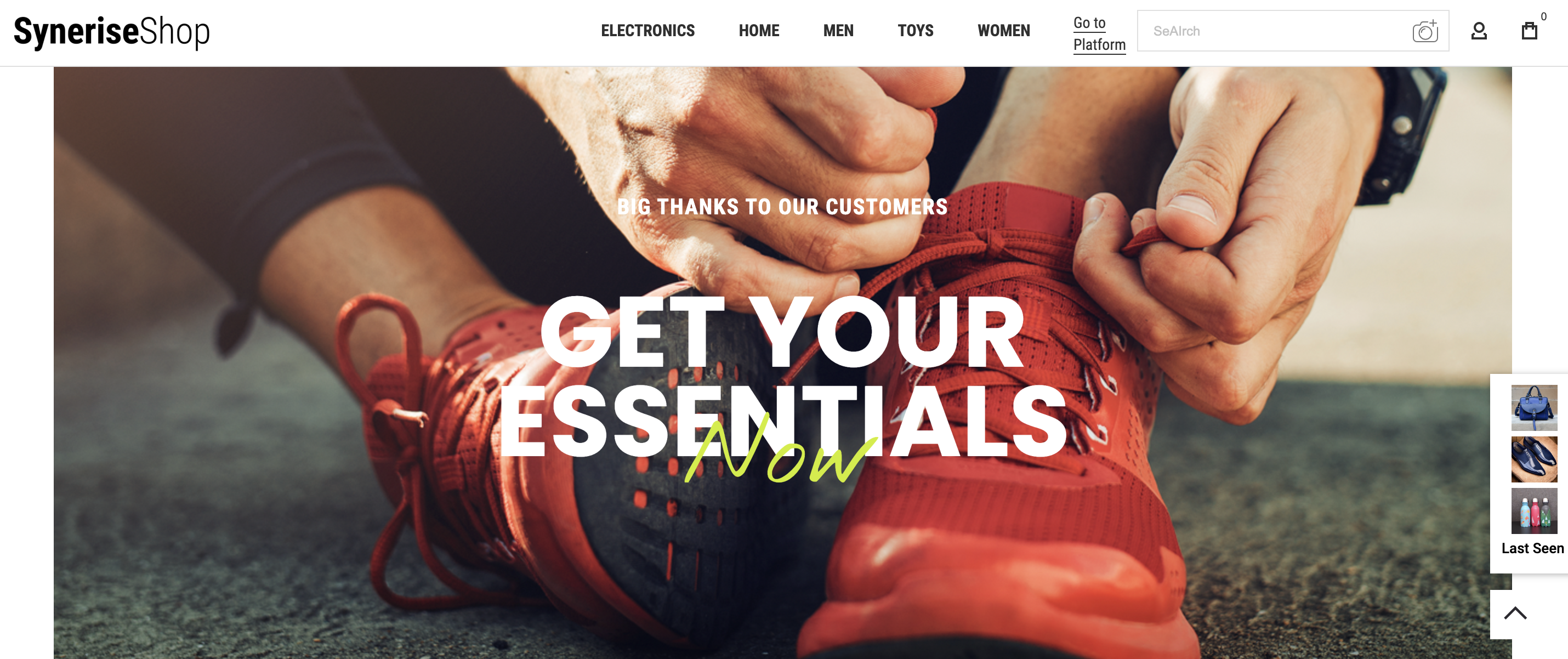 Screenshot presenting integration