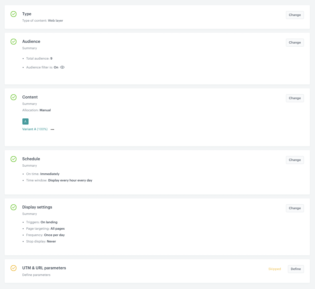 Dynamic content configuration