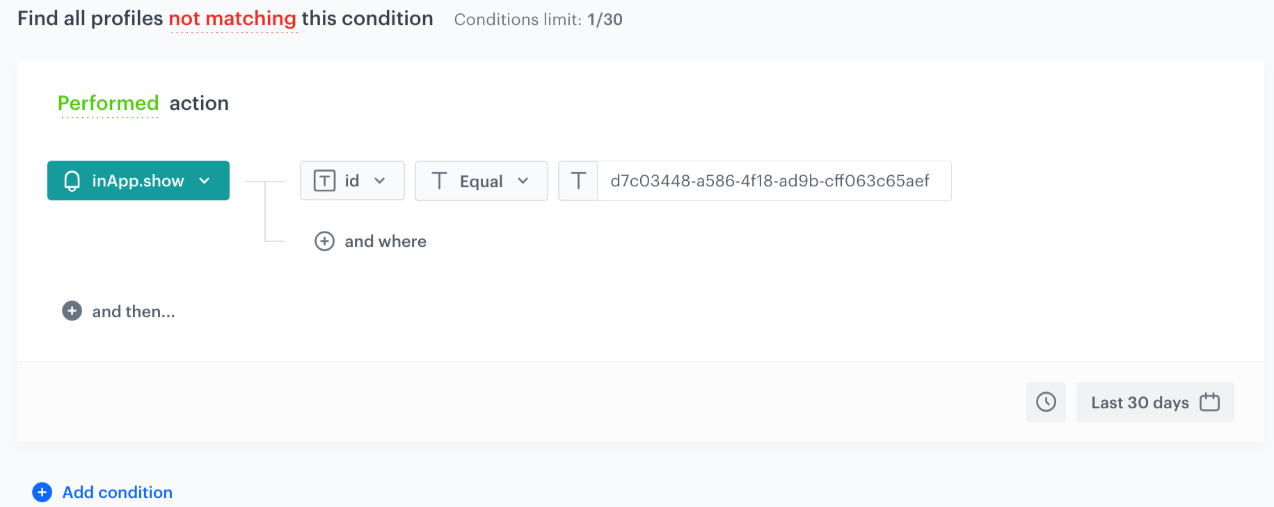Audience configuration