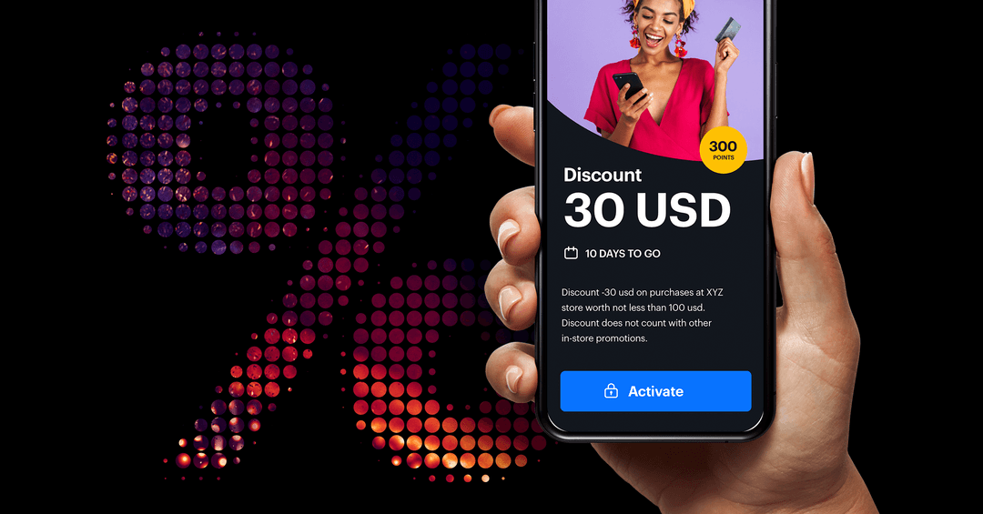 In-app message example