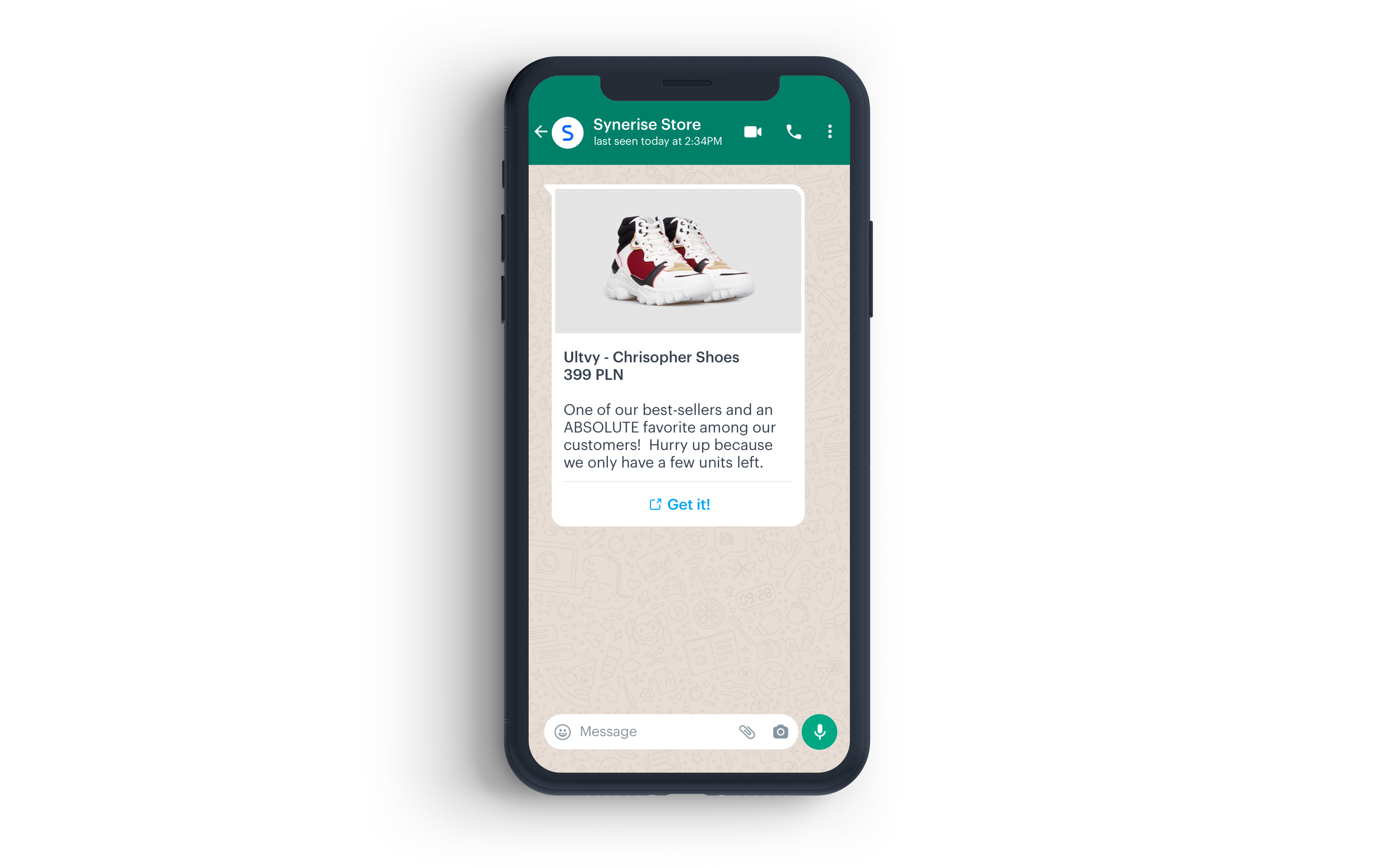 Whatsapp bestseller message