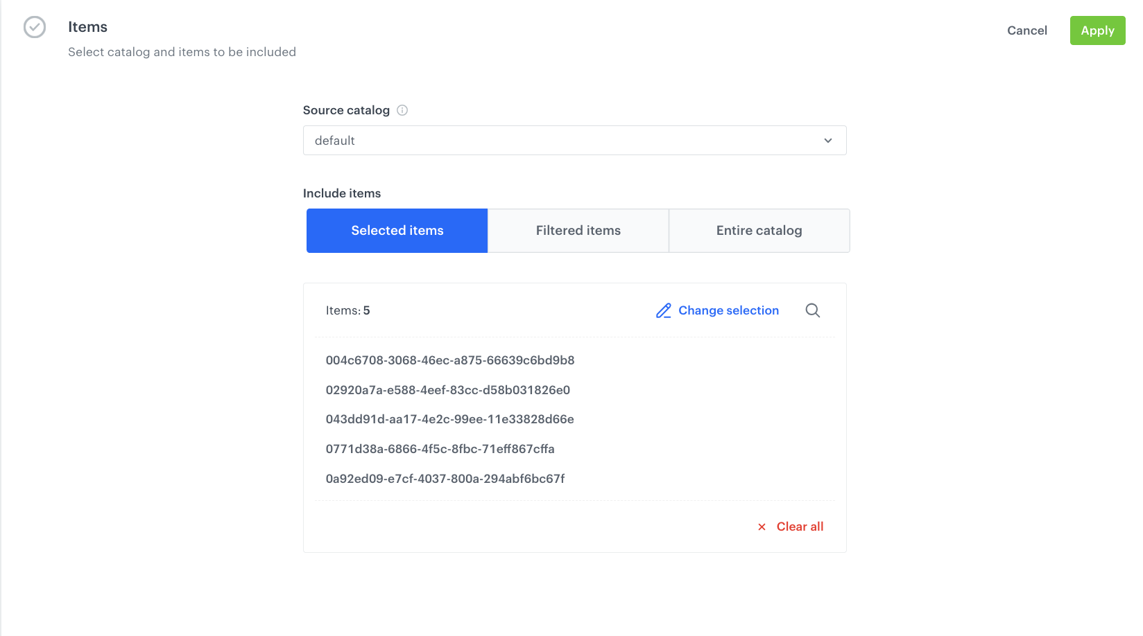 The view of the configuration of the promotion