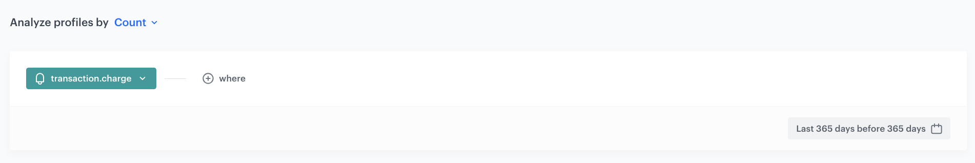 Example settings of the aggregate