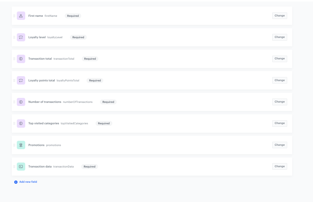 Overview of all fields in the User Intelligence Panel Brickworks schema