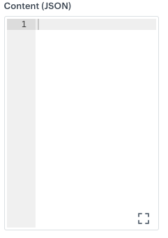 Document content (body) editor in the old interface