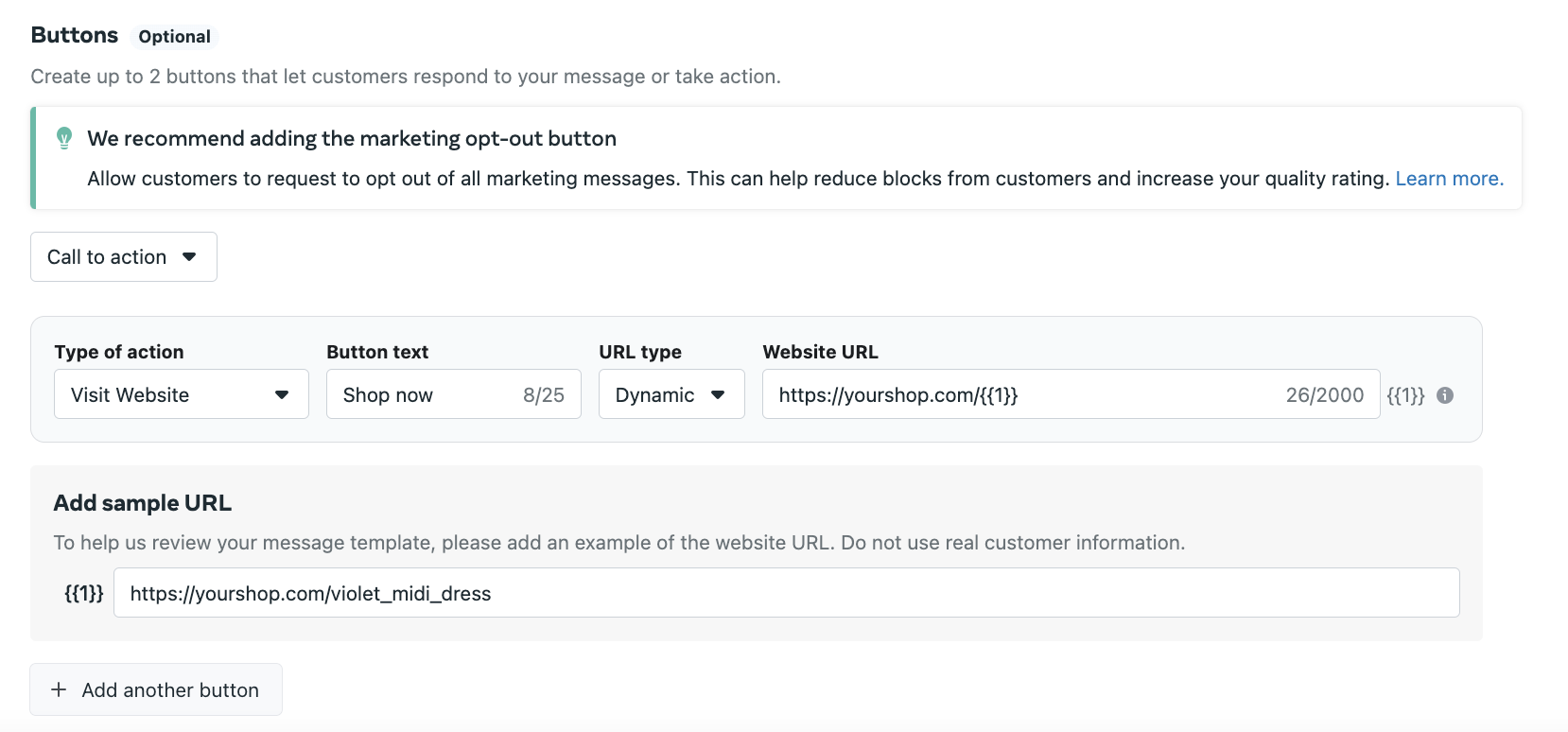 WhatsApp abandoned cart message — Synerise Documentation