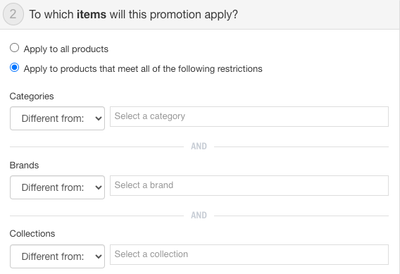 Exclude item attributes in VTEX
