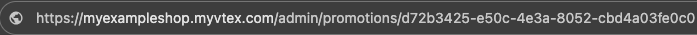 VTEX promotion ID