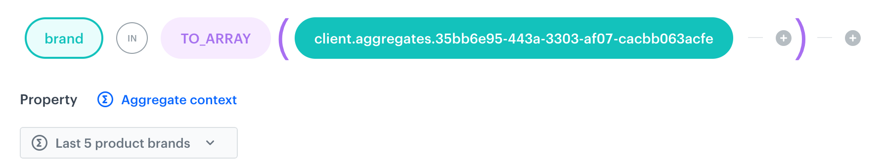 TO_ARRAY usage example