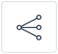 One to multiple relation icon