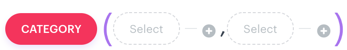 CATEGORY function syntax in AI Hub recommendation filters