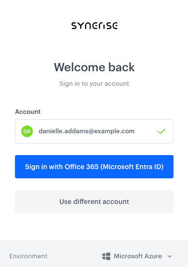 Logging in with SSO