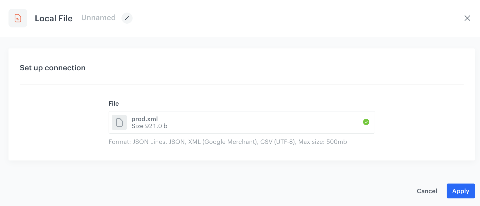Local File transfer