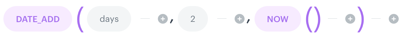 DATE_ADD and NOW usage example