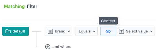 Context value
