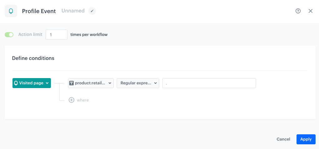Email with discount for those who left the site — Synerise Documentation