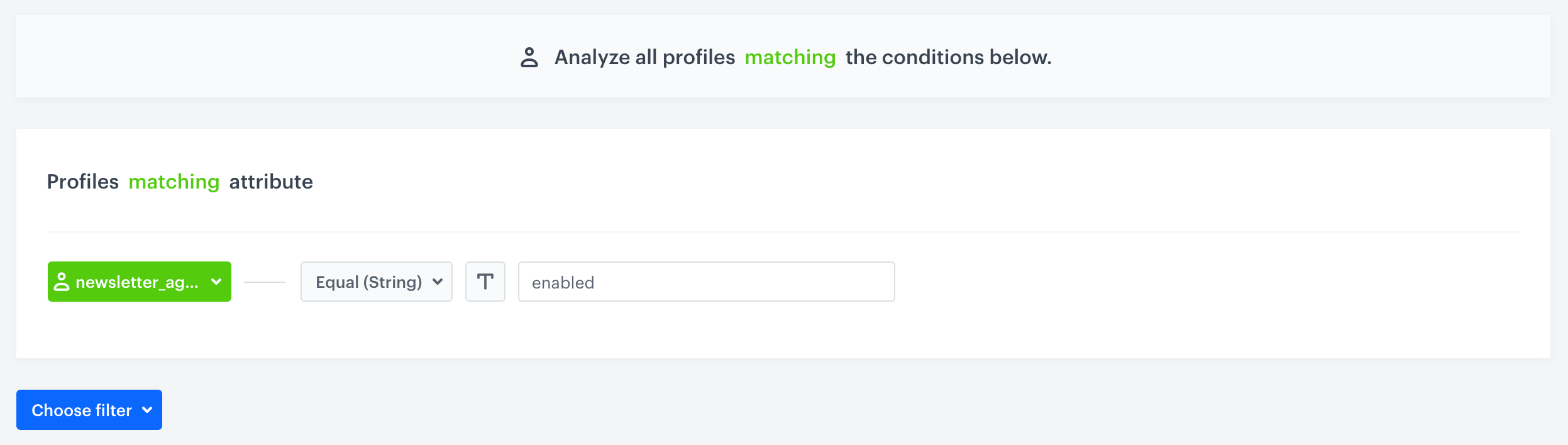 Filtering — Synerise Documentation