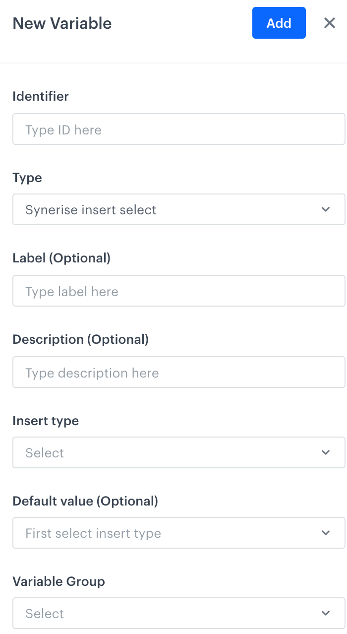 Adding a variable