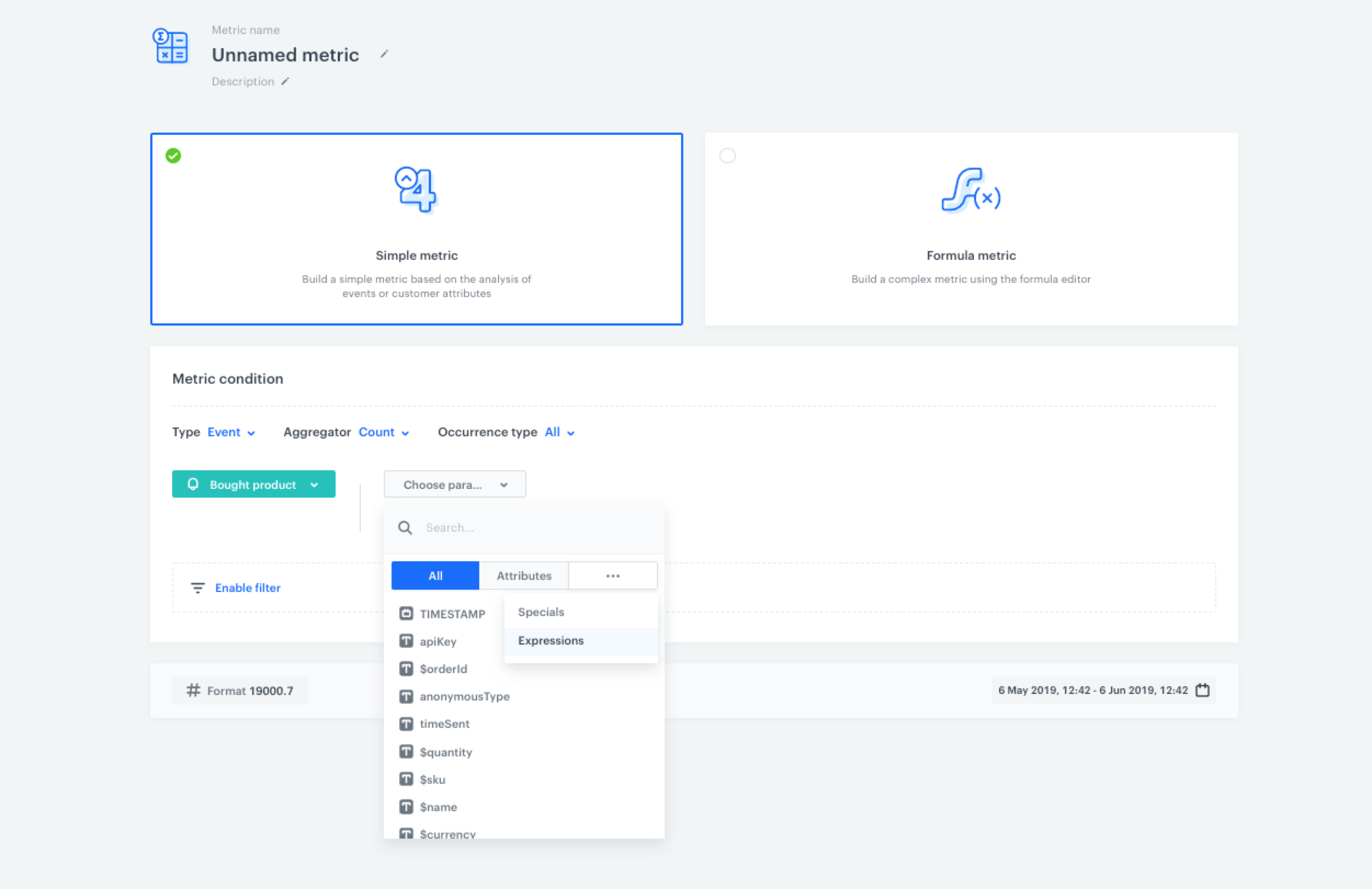 Creating event expressions — Synerise Documentation