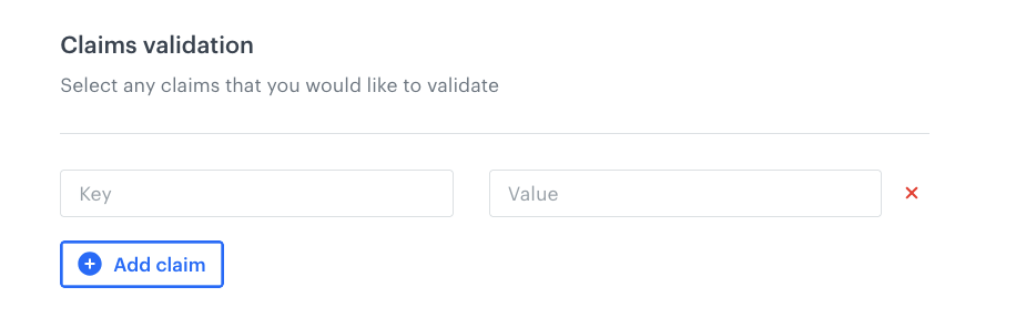 Synerise IAM OAuth settings with claim validation enabled