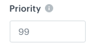 Document priority field