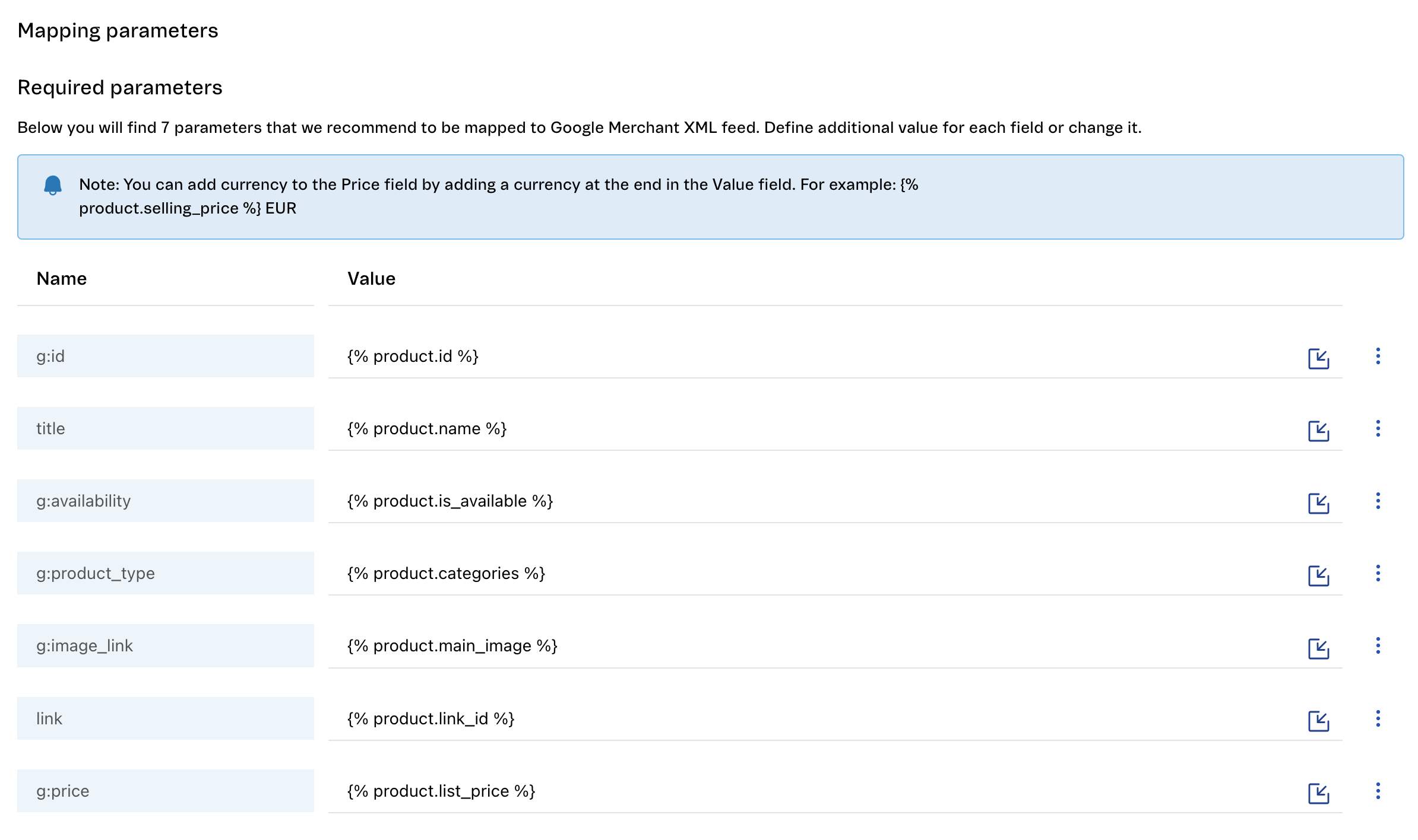 Synchronizing item feed — Synerise Documentation