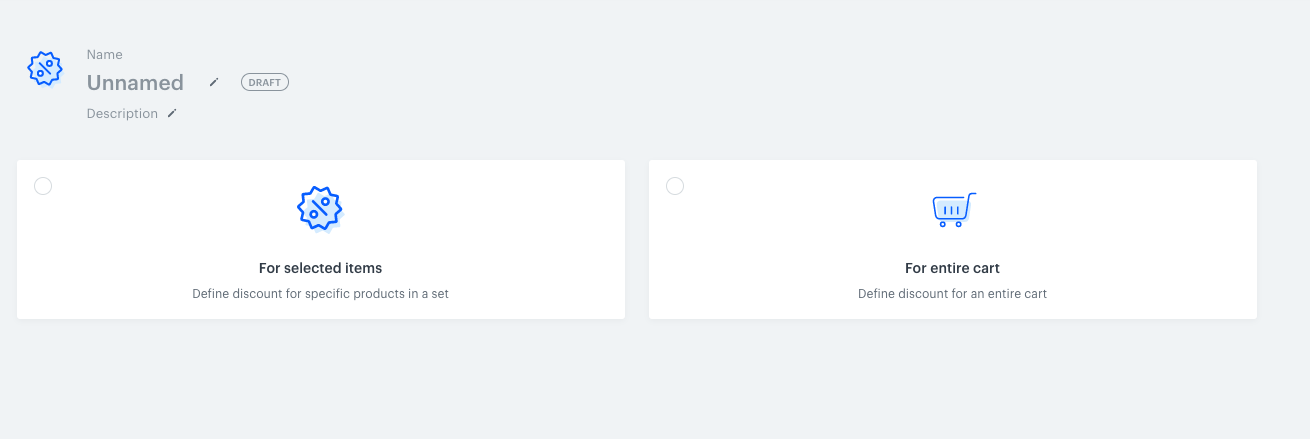 Selection of the promotion scope