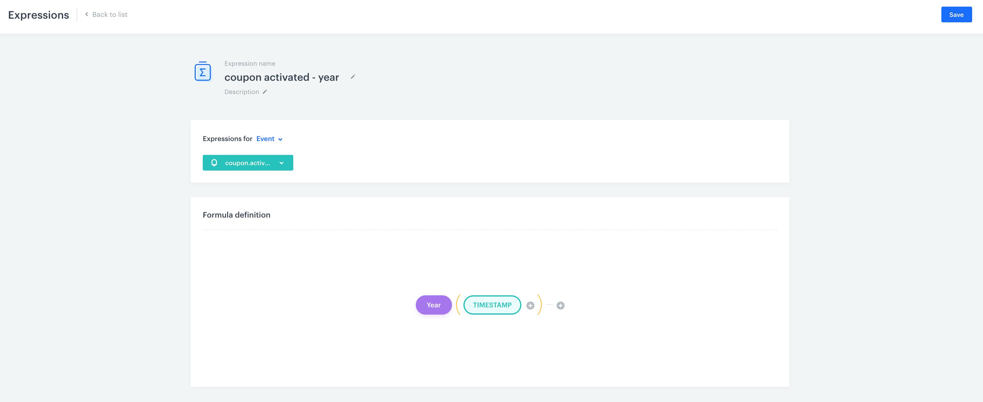 The construction of the Year formula