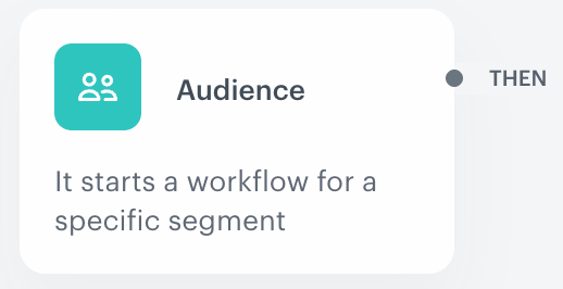 Audience outputs after selecting segmentations