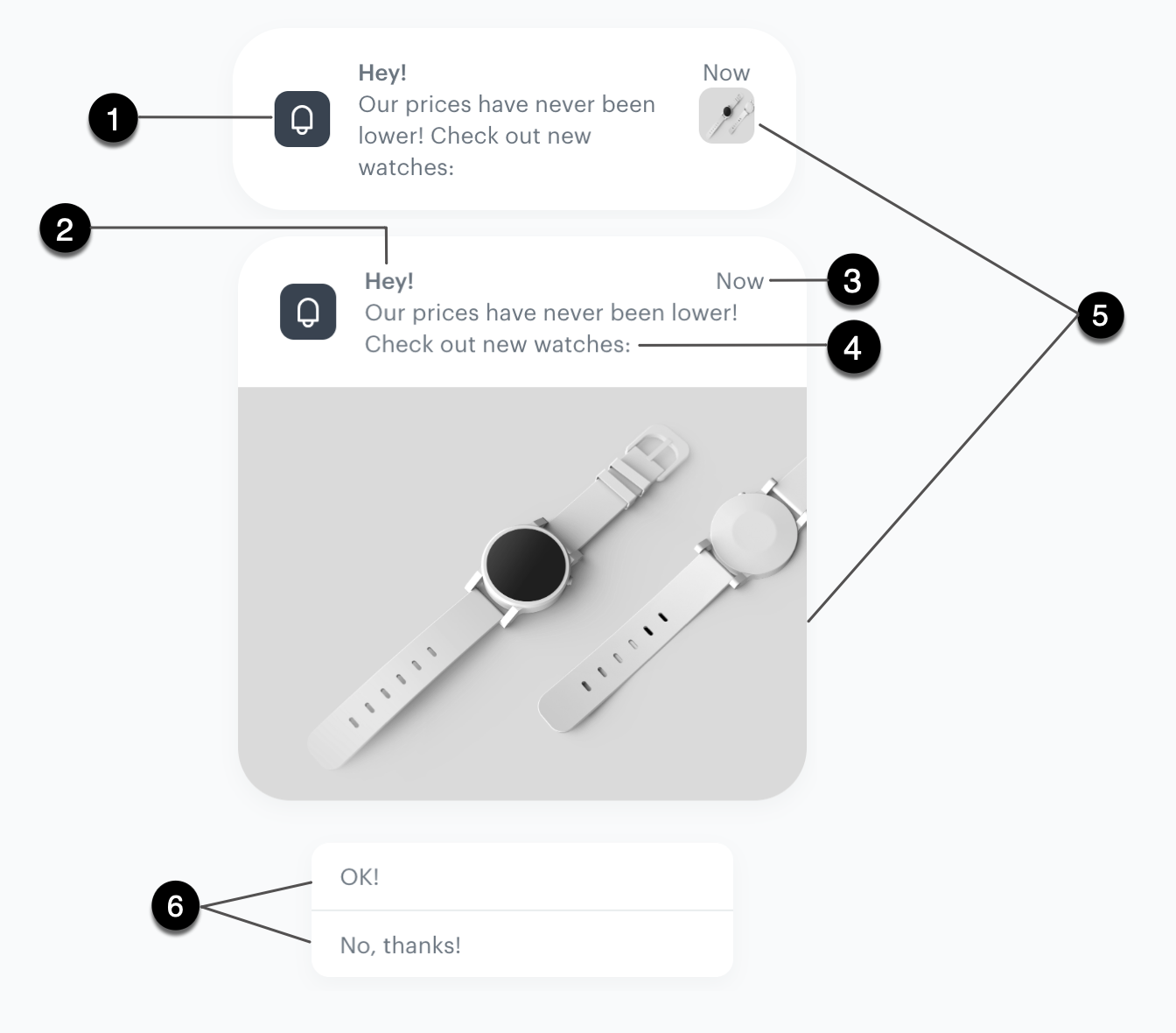 Anatomy of iOS mobile push notification