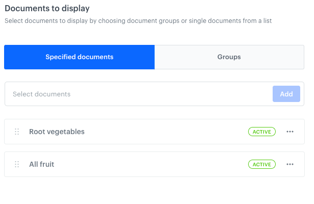 Hand-picked documents for a screen view campaign