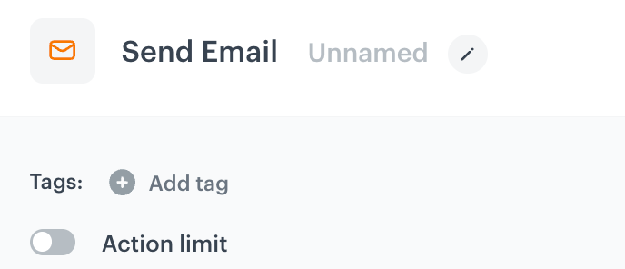 Adding a tag to a campaign send through a workflow