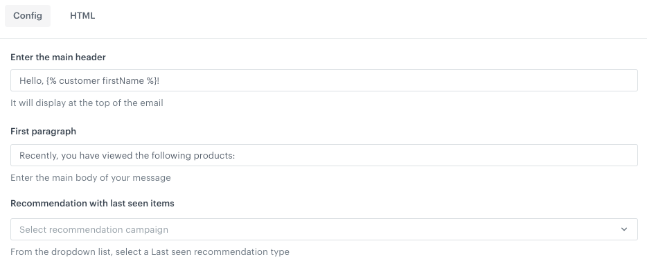 Defining the settings of a string variable