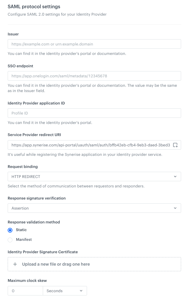 SAML-based SSO