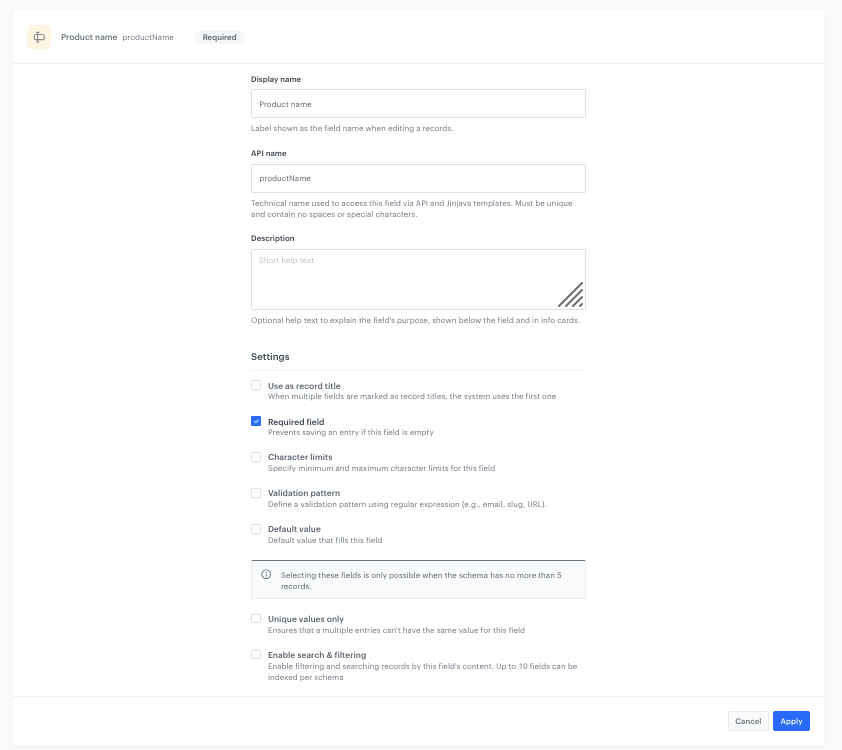 The view of the brickworks configuration