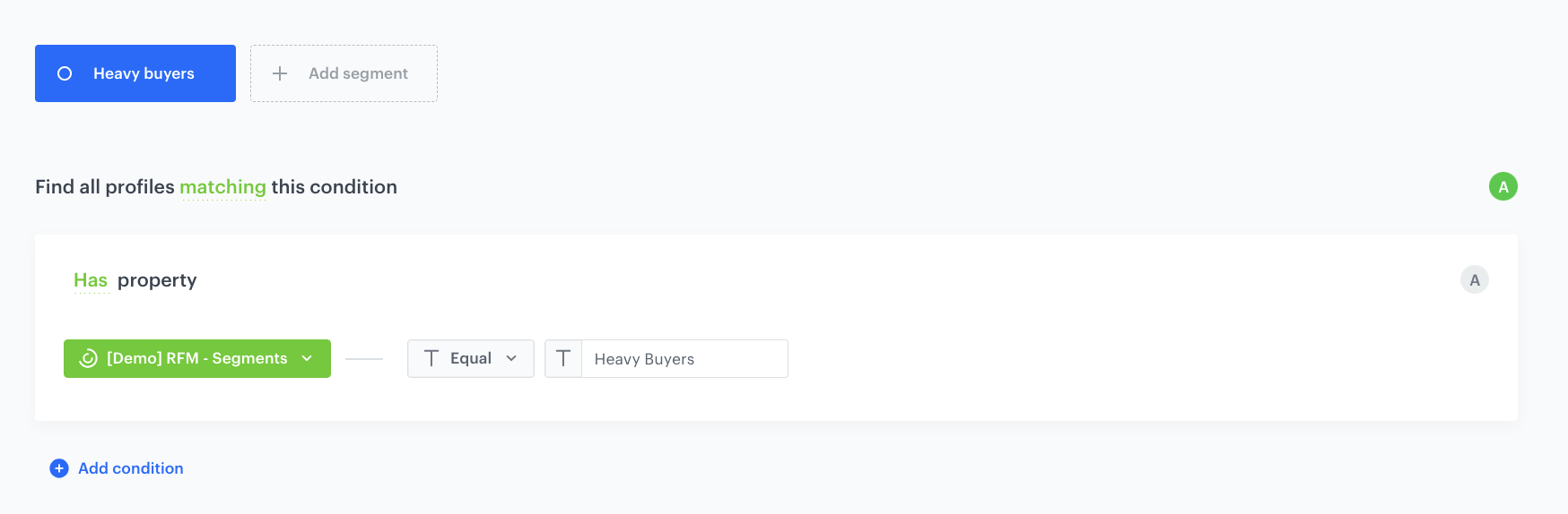 Segmentation settings